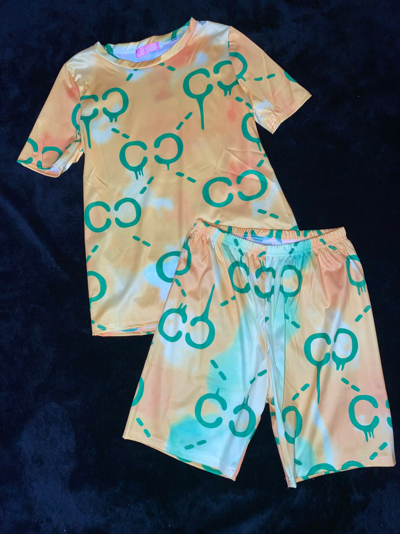 Short Sets- "Dripping CC" Logo short sets $25