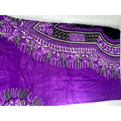 Wrap Dress - Dashiki Print Sleeveless Wrap Dress with matching Head Wraps