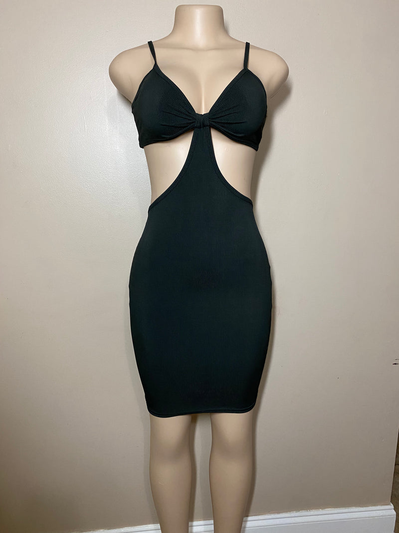 Dress Bodycon- Peek a boo Contour Dress