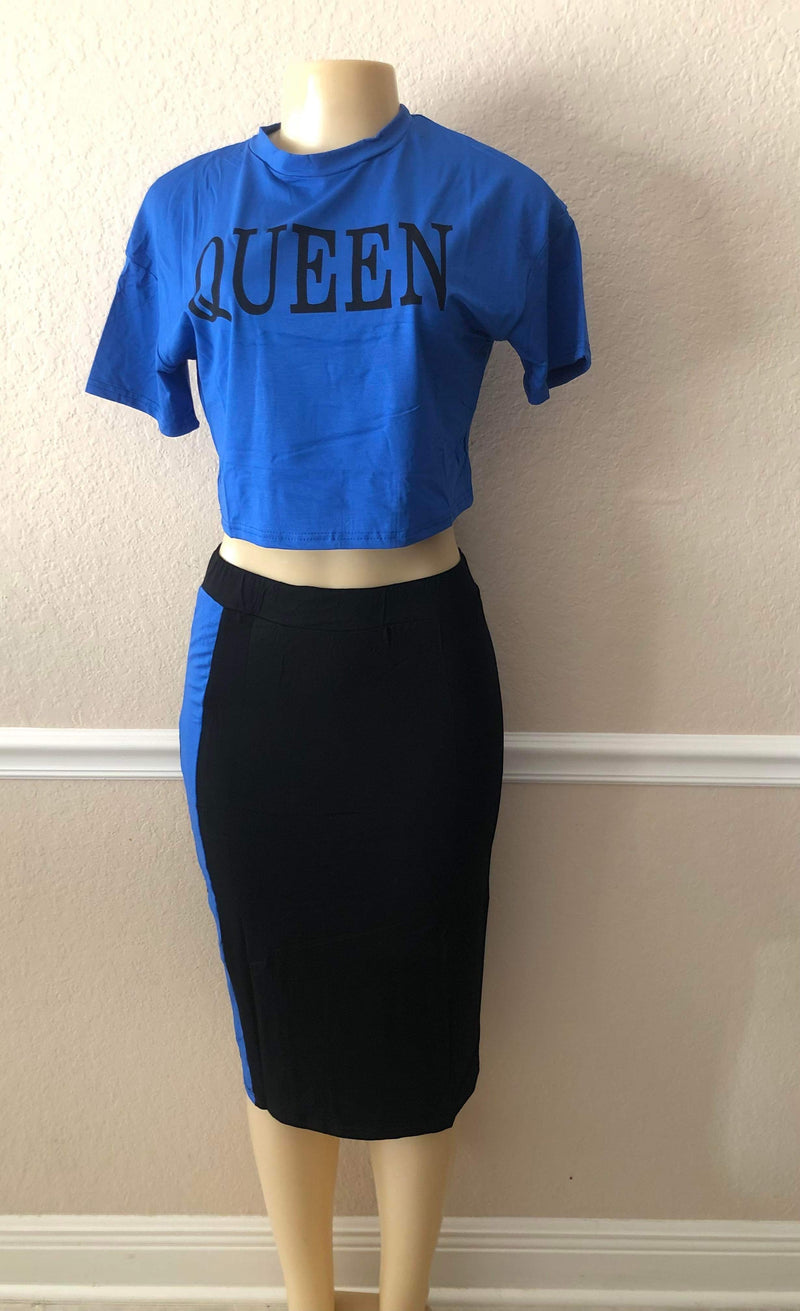 Skirt set- Queen Pencil skirt set