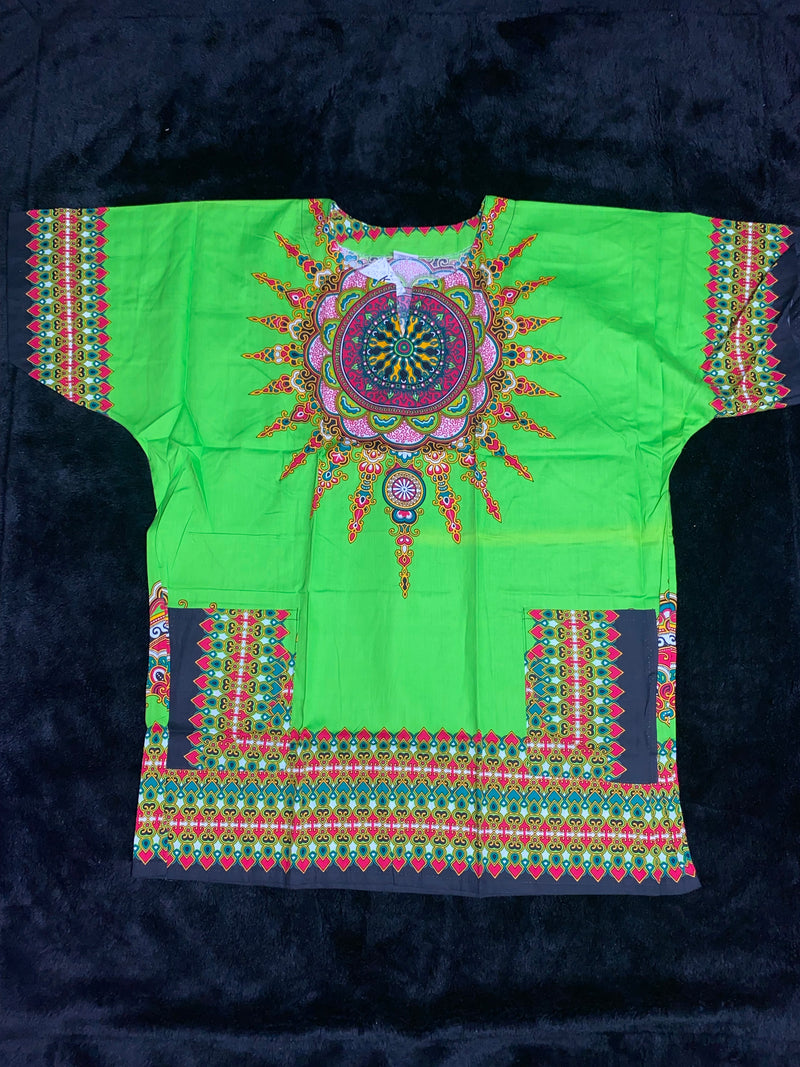 Dashikis - Star Burst Unisex Dashiki- Free size up to 3x