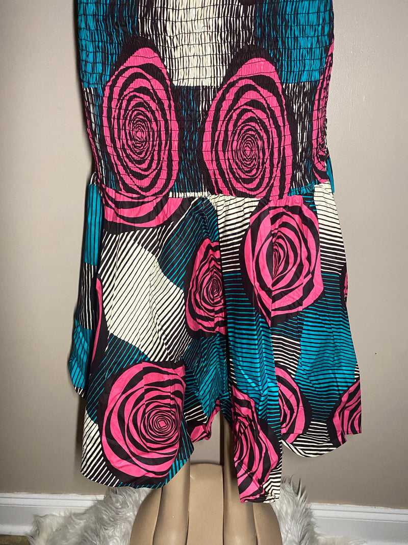 Dress - Chinch Body Dress with matching head wrap Collection - Afrocentric Boutique