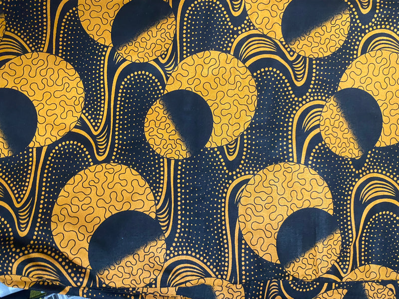 Fabric - 6 yard Bolts - Ankara Wax Cloth - 100% Cotton