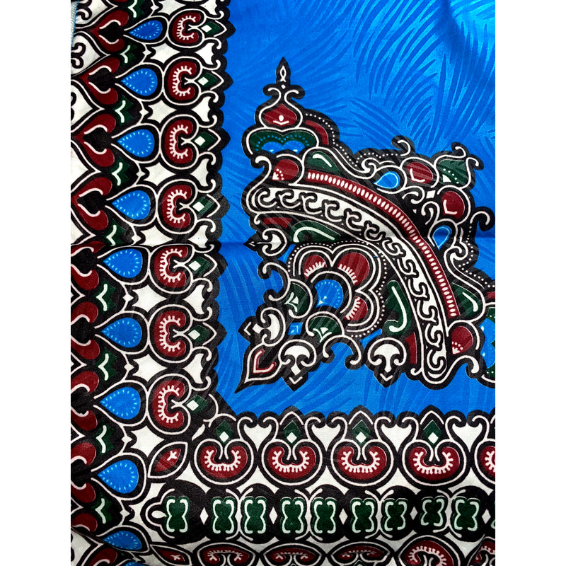 Maxi Skirt - Star Burst - Ankara African print Maxi Skirt with Matching headwrap