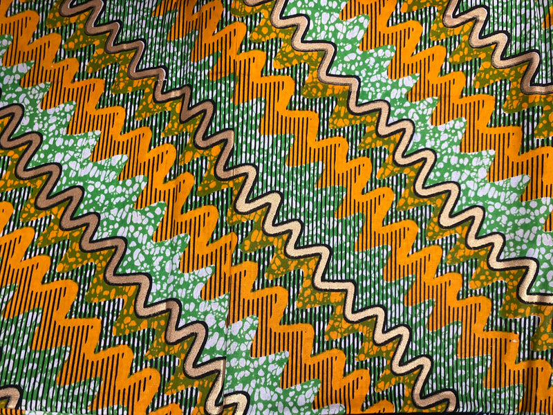 Fabric - 6 yard Bolts - Ankara Wax Cloth - 100% Cotton