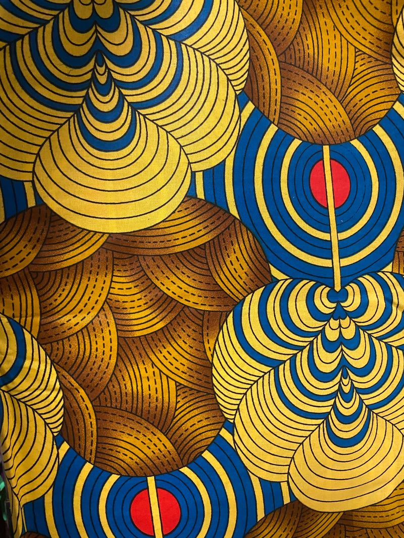 Fabric - 6 yard Bolts - Ankara Wax Cloth - 100% Cotton