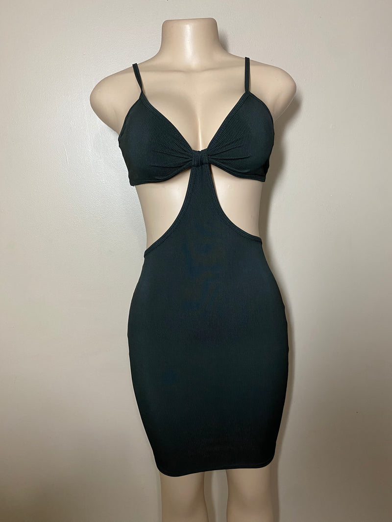 Dress Bodycon- Peek a boo Contour Dress