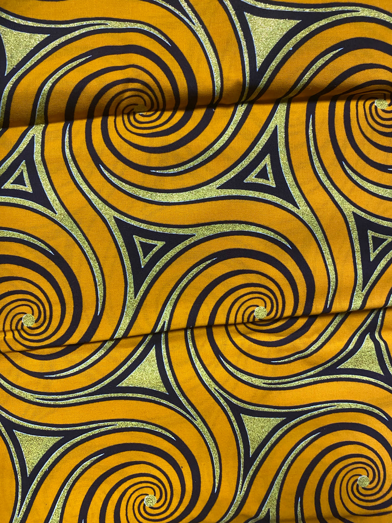 Fabric - 6 yard Bolts - Ankara Wax Cloth - 100% Cotton