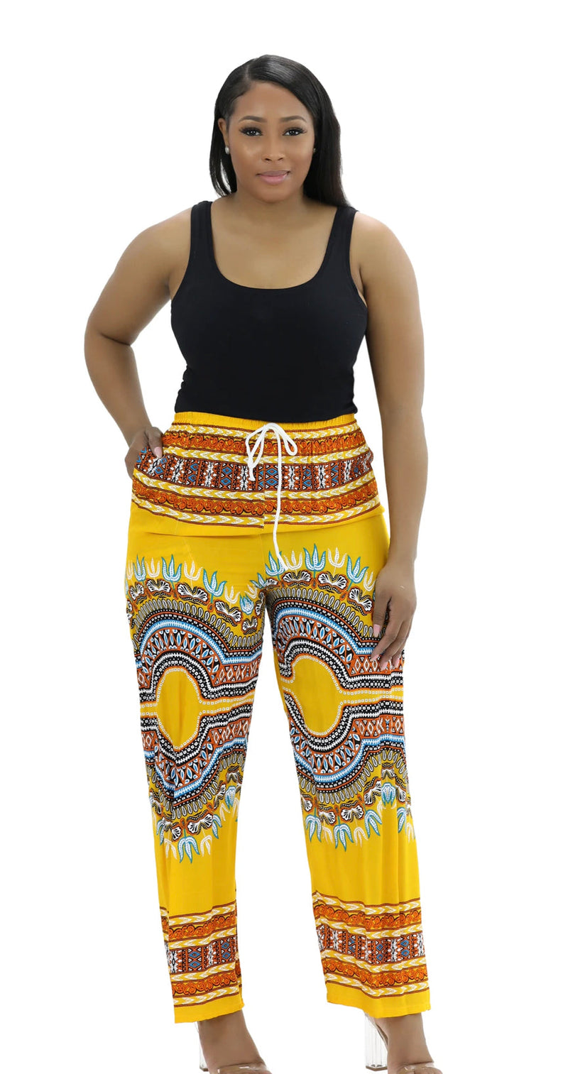 Pants - Dashiki print Light weight Pants