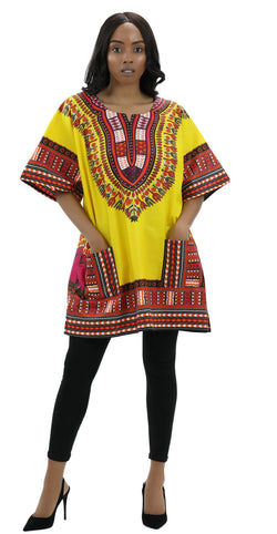 Dashiki- Traditional print unisex dashiki