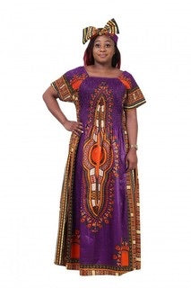 Dashiki Maxi Dress