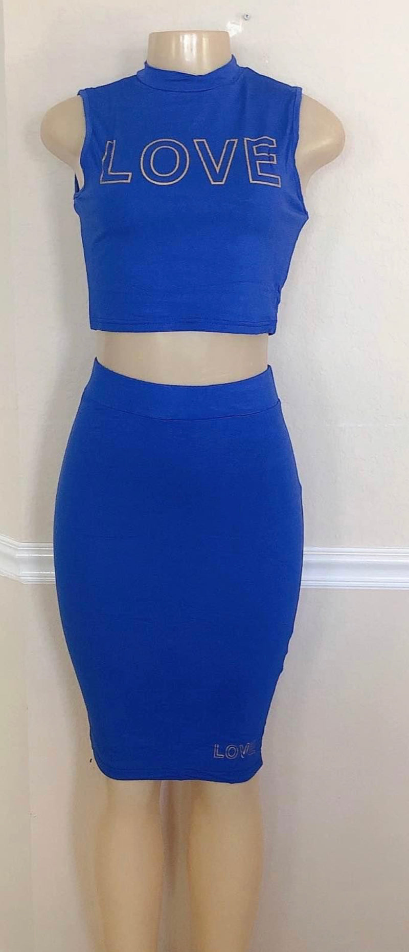 Skirt Set - Love pencil skirt set