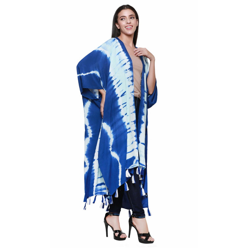 Sarongs- Tye Dye print Full length with fringes