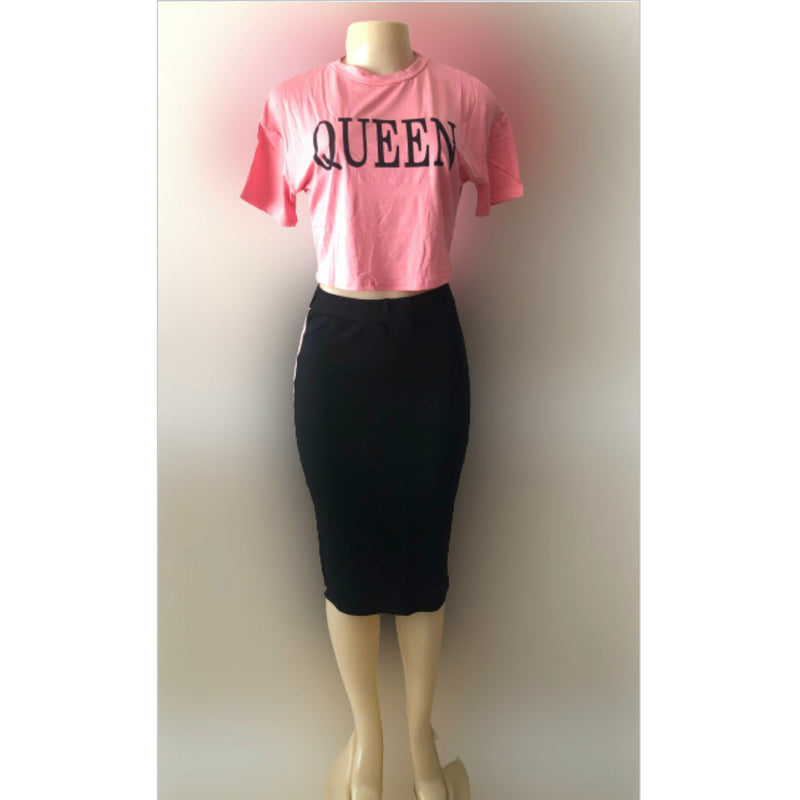 Skirt set- Queen Pencil skirt set