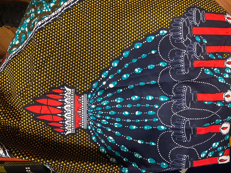 Fabric - 6 yard Bolts - Ankara Wax Cloth - 100% Cotton