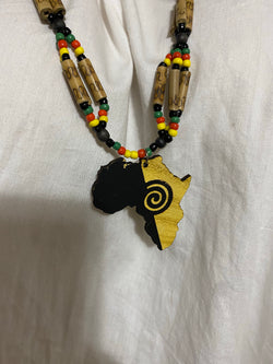 Hand made African medallion necklaces - Afrocentric Boutique