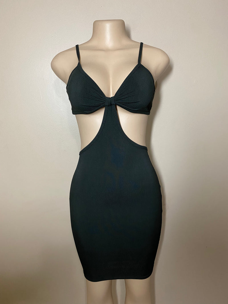 Dress Bodycon- Peek a boo Contour Dress