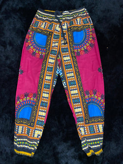 Pants/Joggers - Dashiki print Joggers
