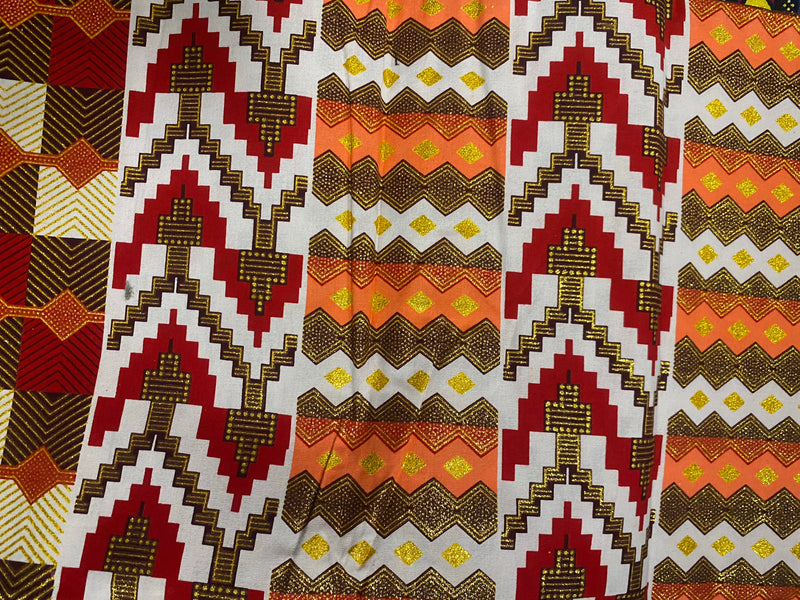 Fabric - 6 yard Bolts - Ankara Wax Cloth - 100% Cotton