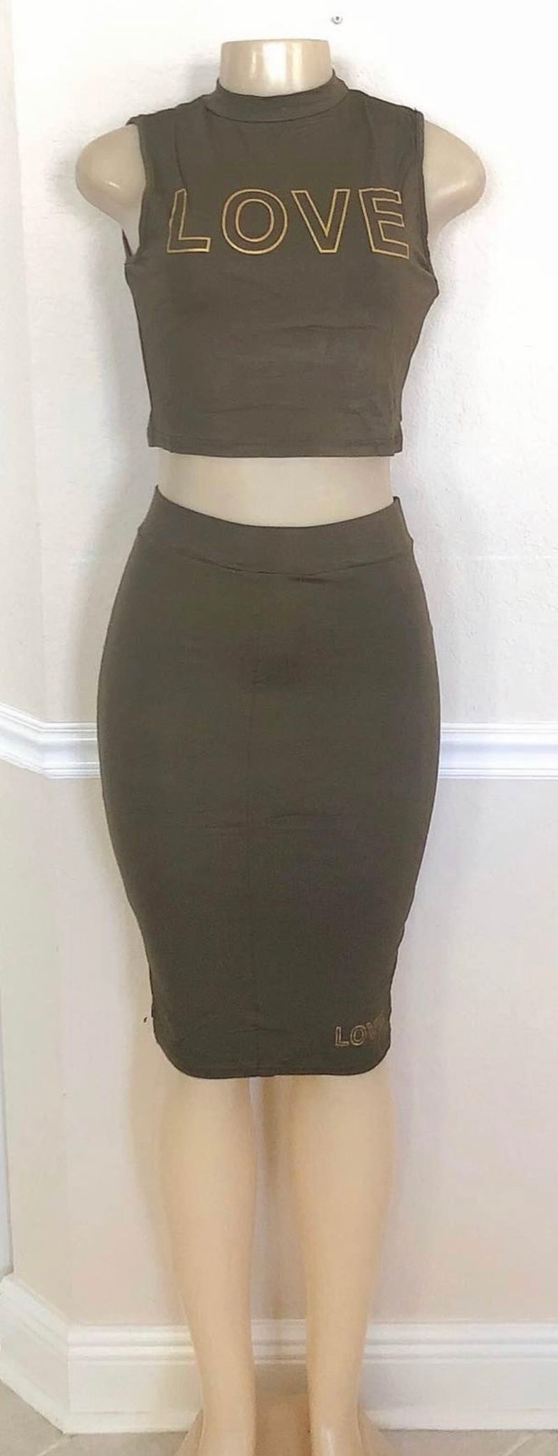 Skirt Set - Love pencil skirt set