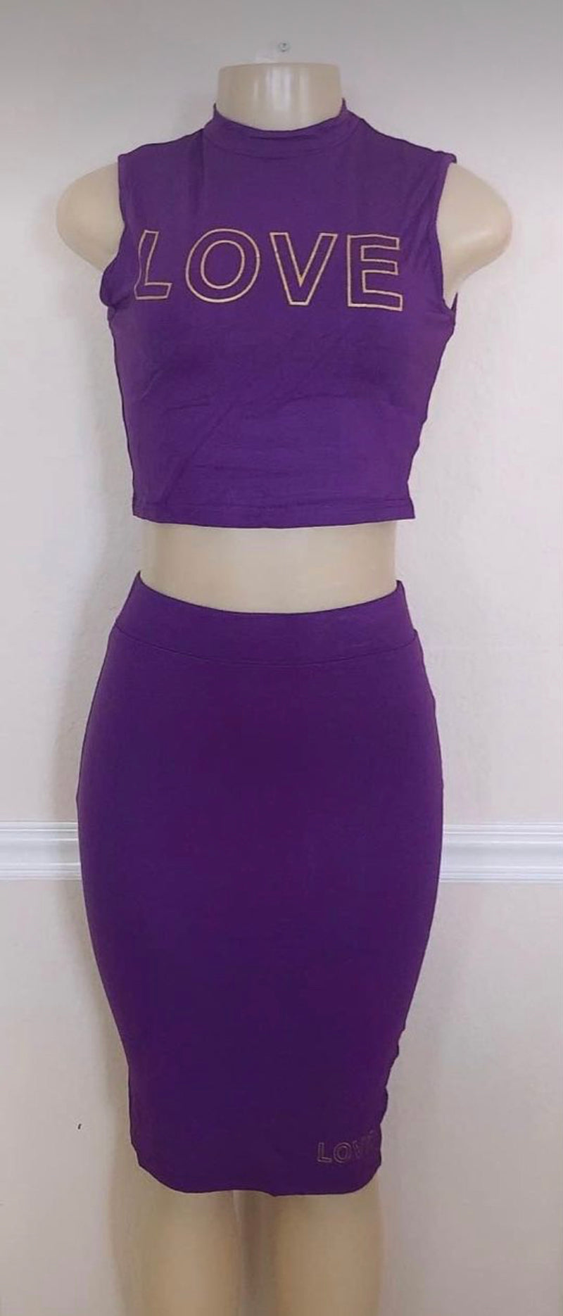 Skirt Set - Love pencil skirt set