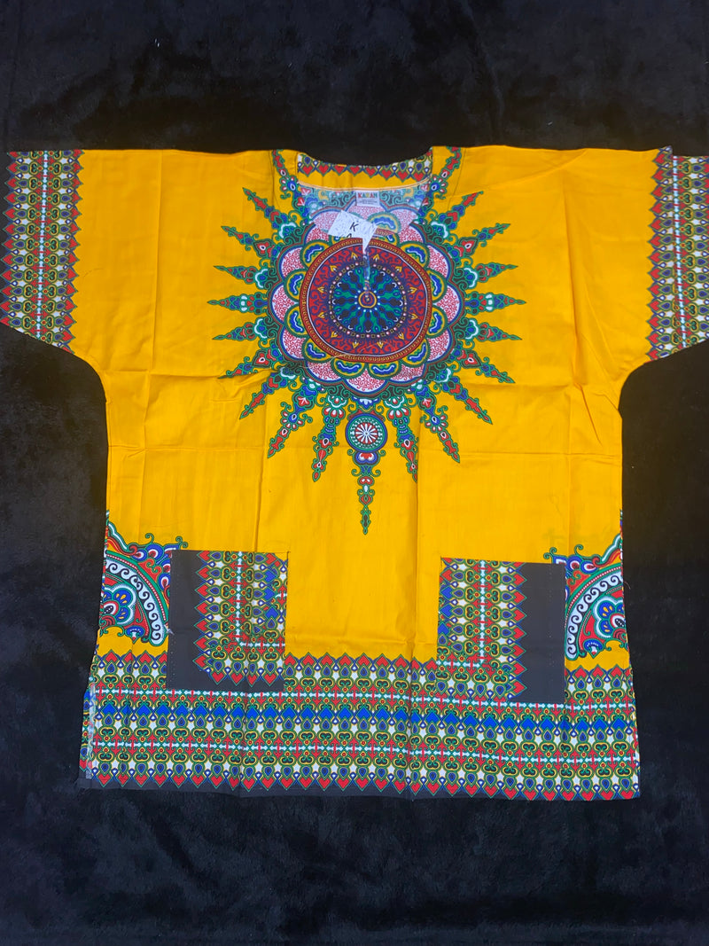 Dashikis - Star Burst Unisex Dashiki- Free size up to 3x