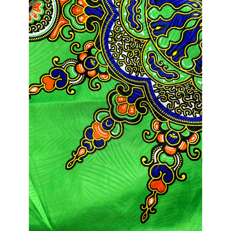 Maxi Skirt - Star Burst - Ankara African print Maxi Skirt with Matching headwrap