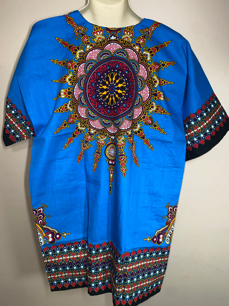 Dashikis - Star Burst Unisex Dashiki- Free size up to 3x