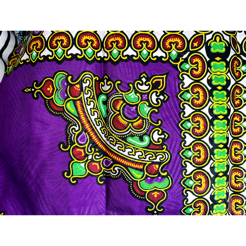 Maxi Skirt - Star Burst - Ankara African print Maxi Skirt with Matching headwrap