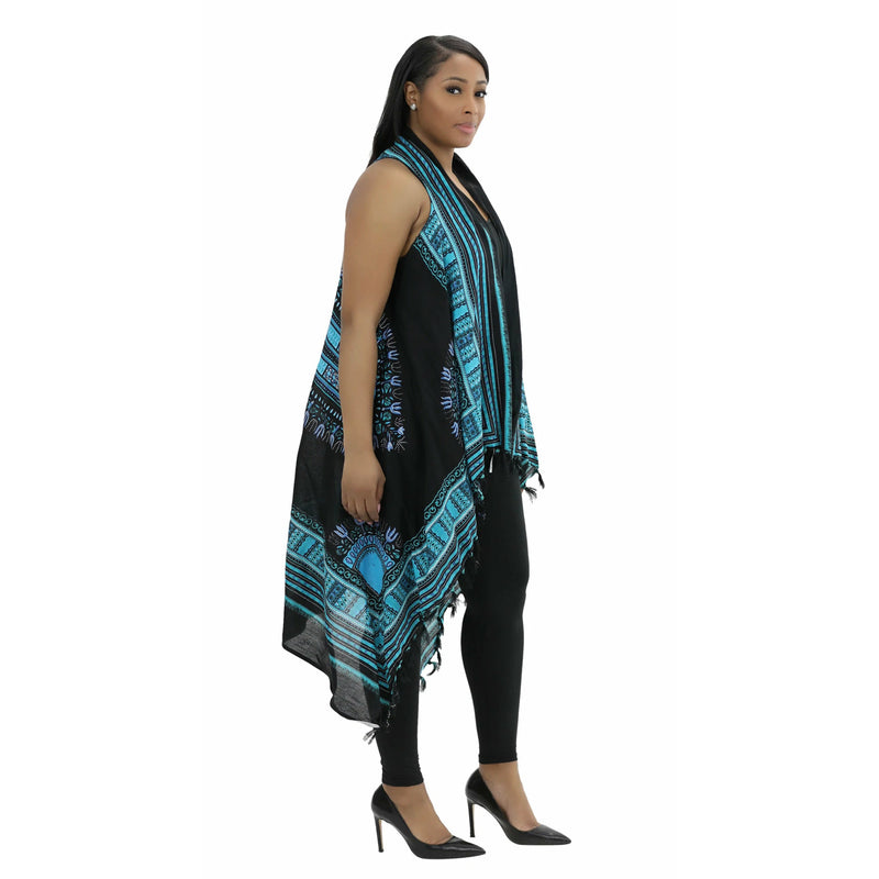 Sarongs- Traditional Dashiki print with fringes