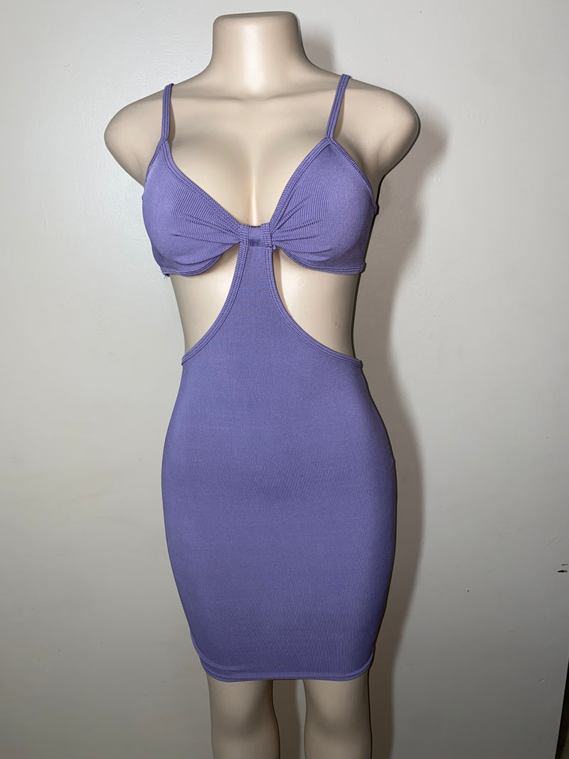 Dress Bodycon- Peek a boo Contour Dress