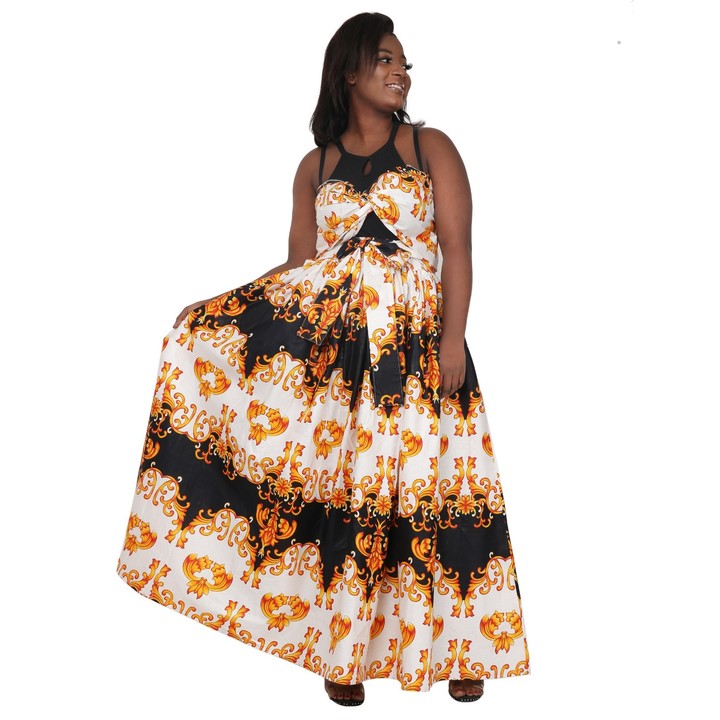 Maxi Skirt - Ankara African Maxi Skirt - Royalty - Afrocentric Boutique