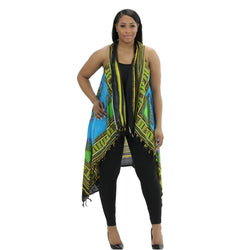 Sarongs- Traditional Dashiki print with fringes